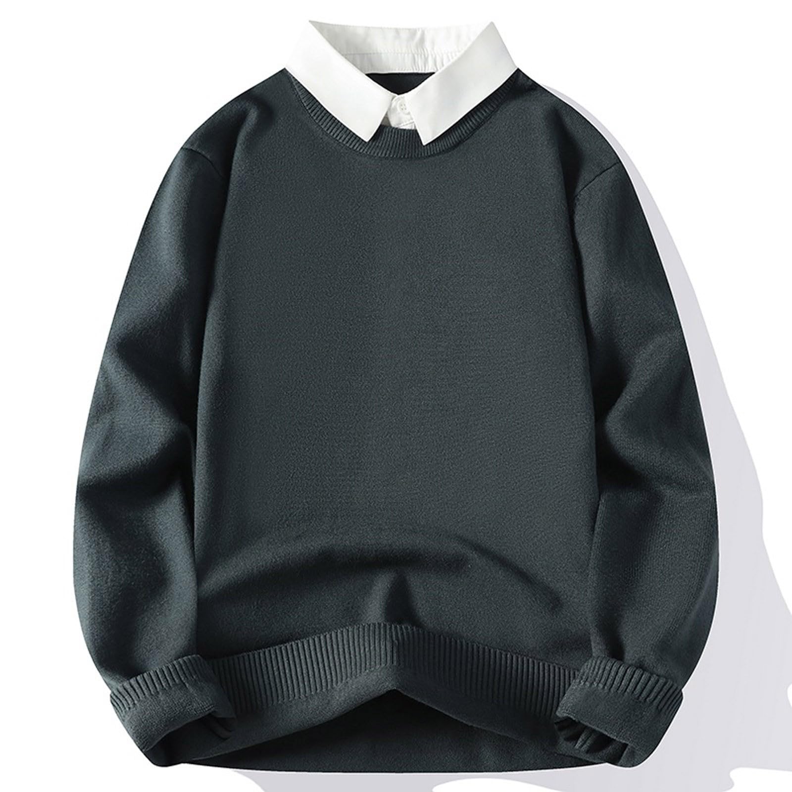 Pull Jacquard d'hiver pour Homme Pull épais