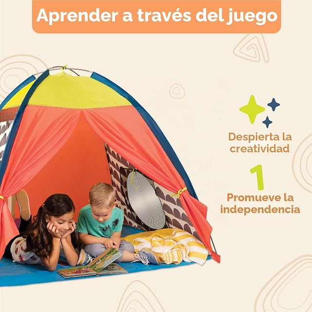Foto 4 de 8 de B. toys B. Outdoorsy, Carpa de Juegos portátil para Interior y Exterior