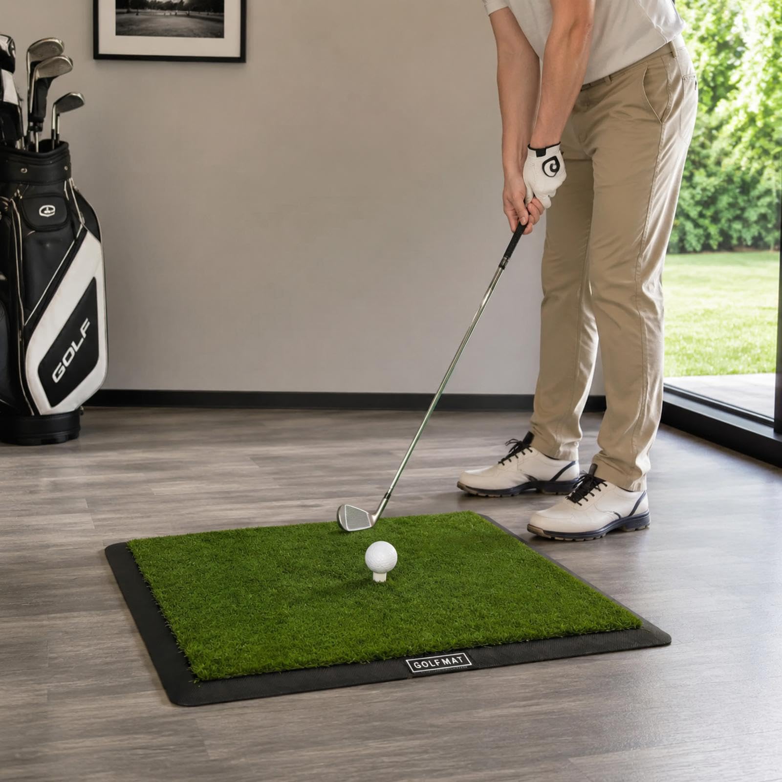 Alfombrilla de golf de césped artificial