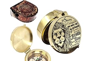 Personalized Engraved Compass Prayer Verse Confirmation Gifts for Boys and Girls