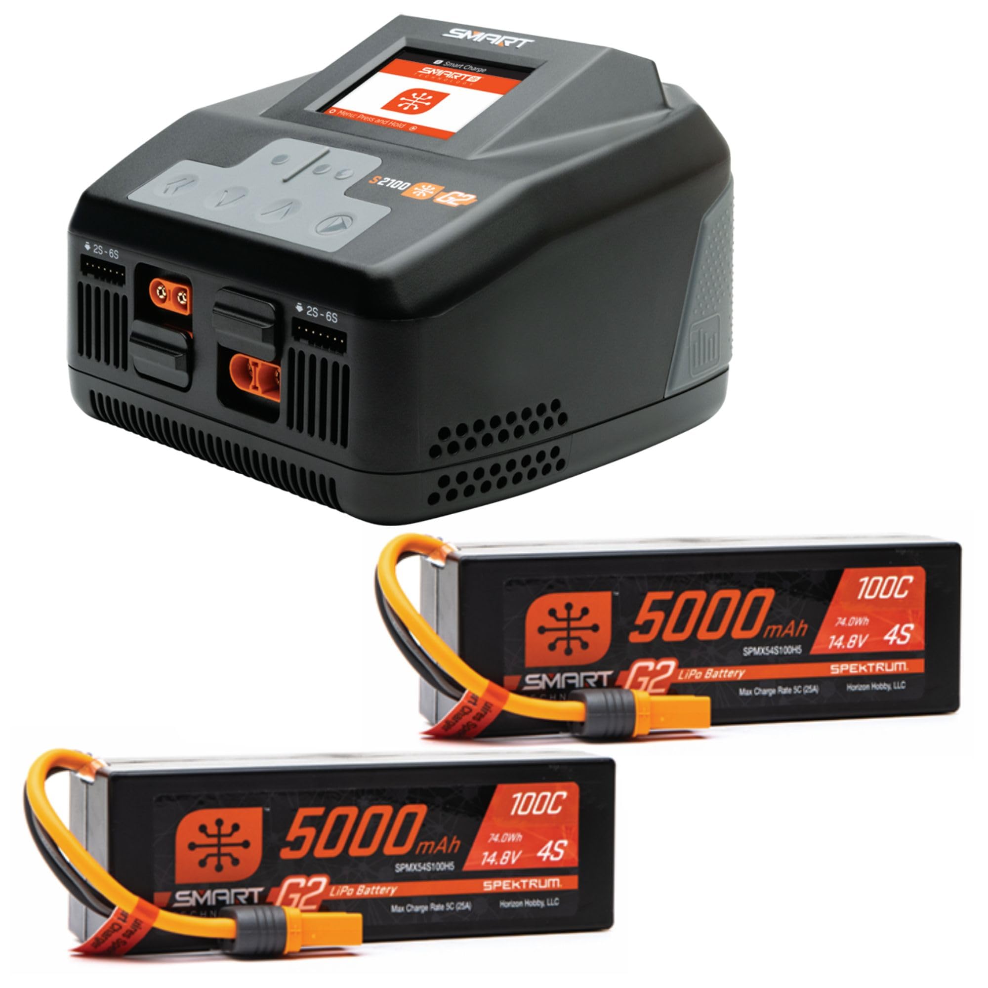 Smart Smart Powerstage 8S Surface Bundle: (2) G2 5000mAh 4S LiPo IC5 & S2100 Charger, SPMXPSS850