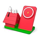 Peanuts Wireless Charging Station Red Dog House