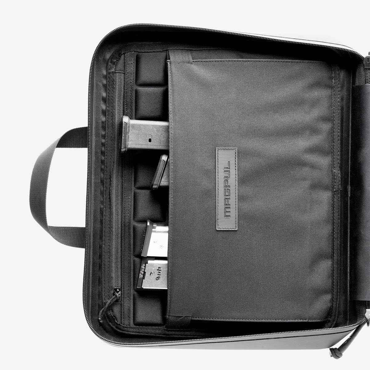 Magpul DAKA Doppel-Pistolenkoffer mit Reißverschluss, halbstarr, Schwarz