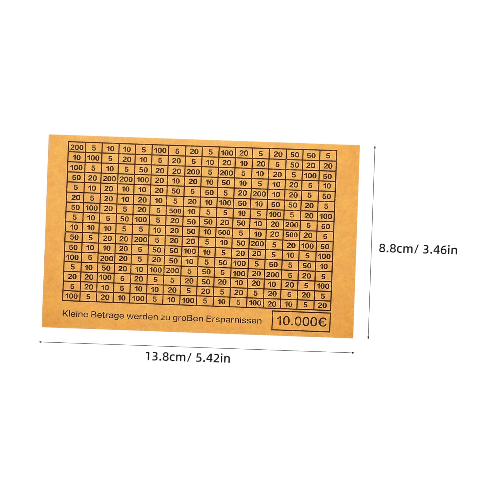 Yardwe DIY Savings Jar Decals 20 Sheets Stickers Coin Bank Stickers for Boys and Girls Savings Challenge