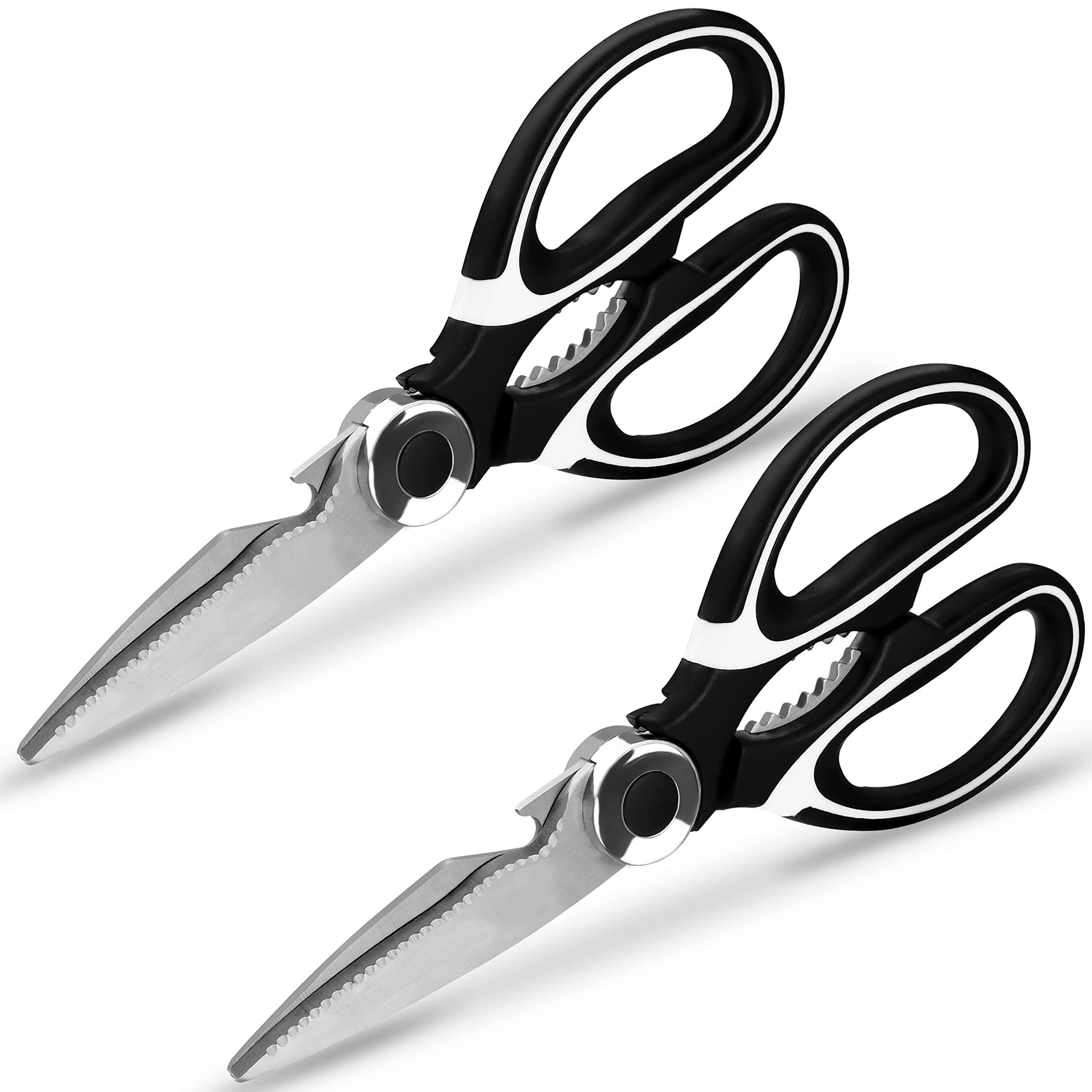 Khazna Scissors Latest, Sharp Kitchen Scissors Premium Heavy Duty Cooking Shears Multi-Purpose Detachable Utility for Easy Cleaning, for Chicken Meat Fish Poultry Vegetables Nuts Household Necessity