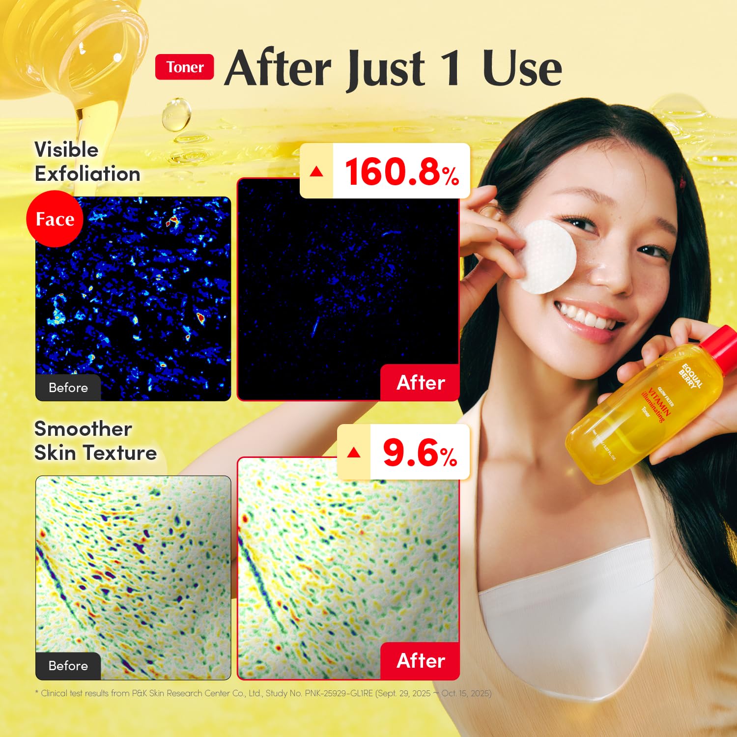 EQQUALBERRY Vitamin C Dark Spots & Brightening Trio | Vitamin Illuminating Toner, Serum & Cream for Complete Glow with Niacinamide, TXA & Ceramides | Korean Skincare Set