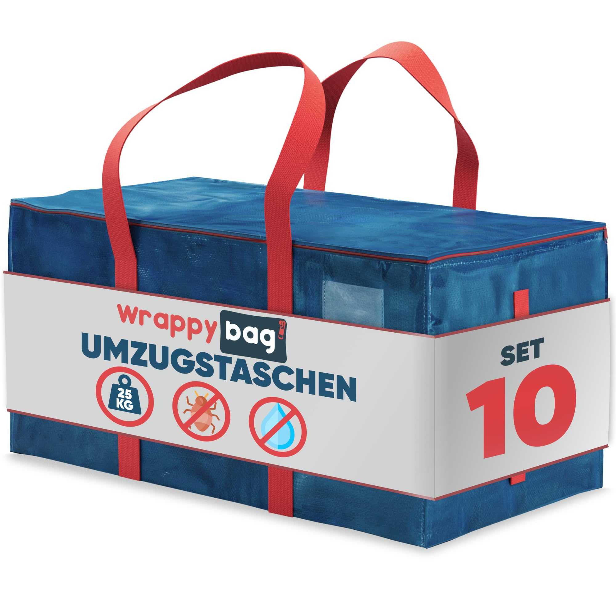 Wrappybag umzugstaschen xxl stabil - Robust, Dick und Wasserabweisend