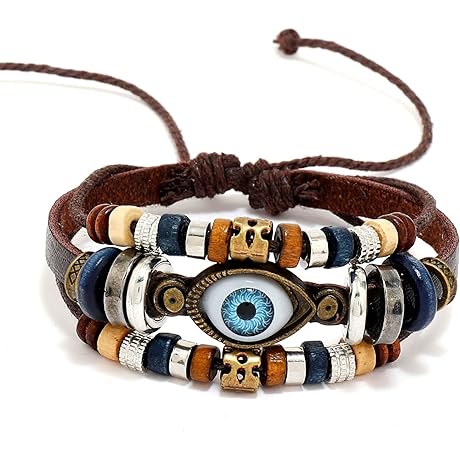 Evil Eye Bracelets for Men, Protection Bracelet for Women