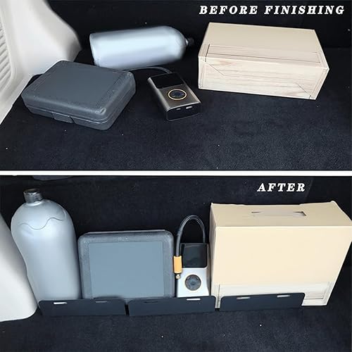 Miniatura 4 de 3 Piece Car Trunk Organizer Blocks - Versatile Storage Solution with Anti Slip Dividers & Adjustable Hook and Loop Fasteners