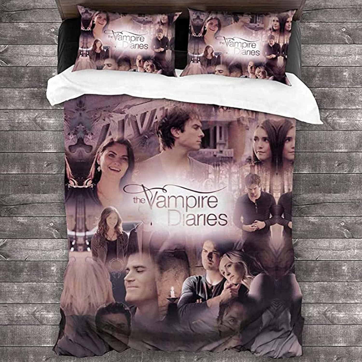 Sunangle The Vampire Diaries Bedding Sets Duvet Cover 3D Movies Fans