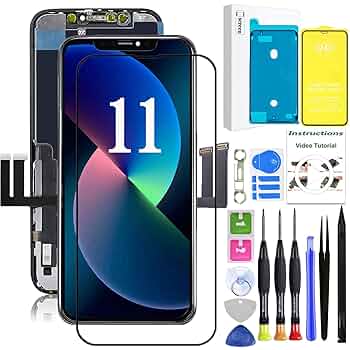 Amazon.co.jp: LEAFE iPhone 11用スクリーン交換、LCD