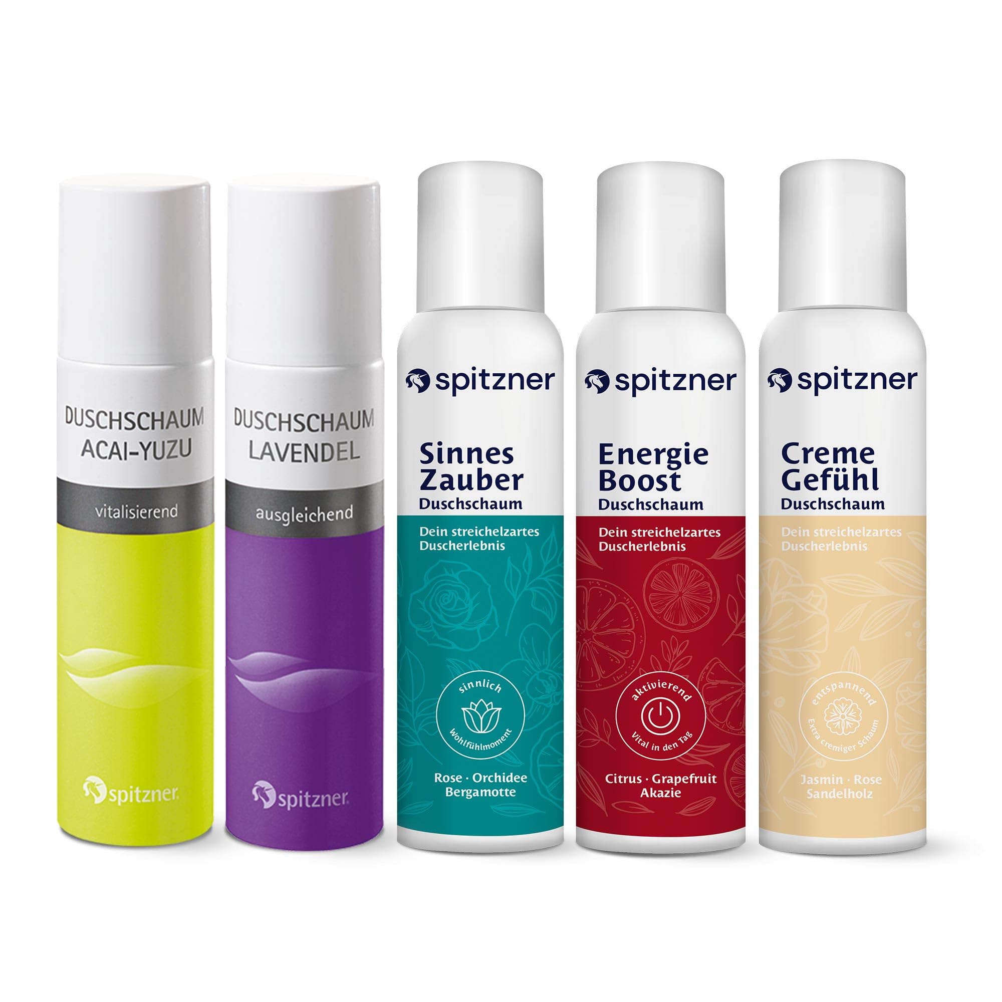 Ensemble de mousse de douche Spitzner Voyage émotionnel, 5 pièces.