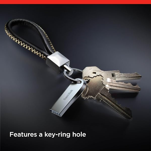 SANDISK Ultra Luxe Pendrive, USB Type-A, 128 GB (Unidad Flash, Velocidad de lectura hasta 400 MB/s, USB 3.2 Gen 1 + USB 3.0 compatible, Protección con Contraseña, RescuePRO Deluxe, Metálico) Plata - 5