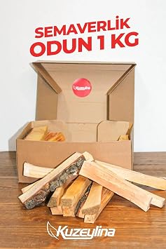 Semaverlik Odun 1 Kg - 15-17 cm  zel kutusunda tek kullan ml k