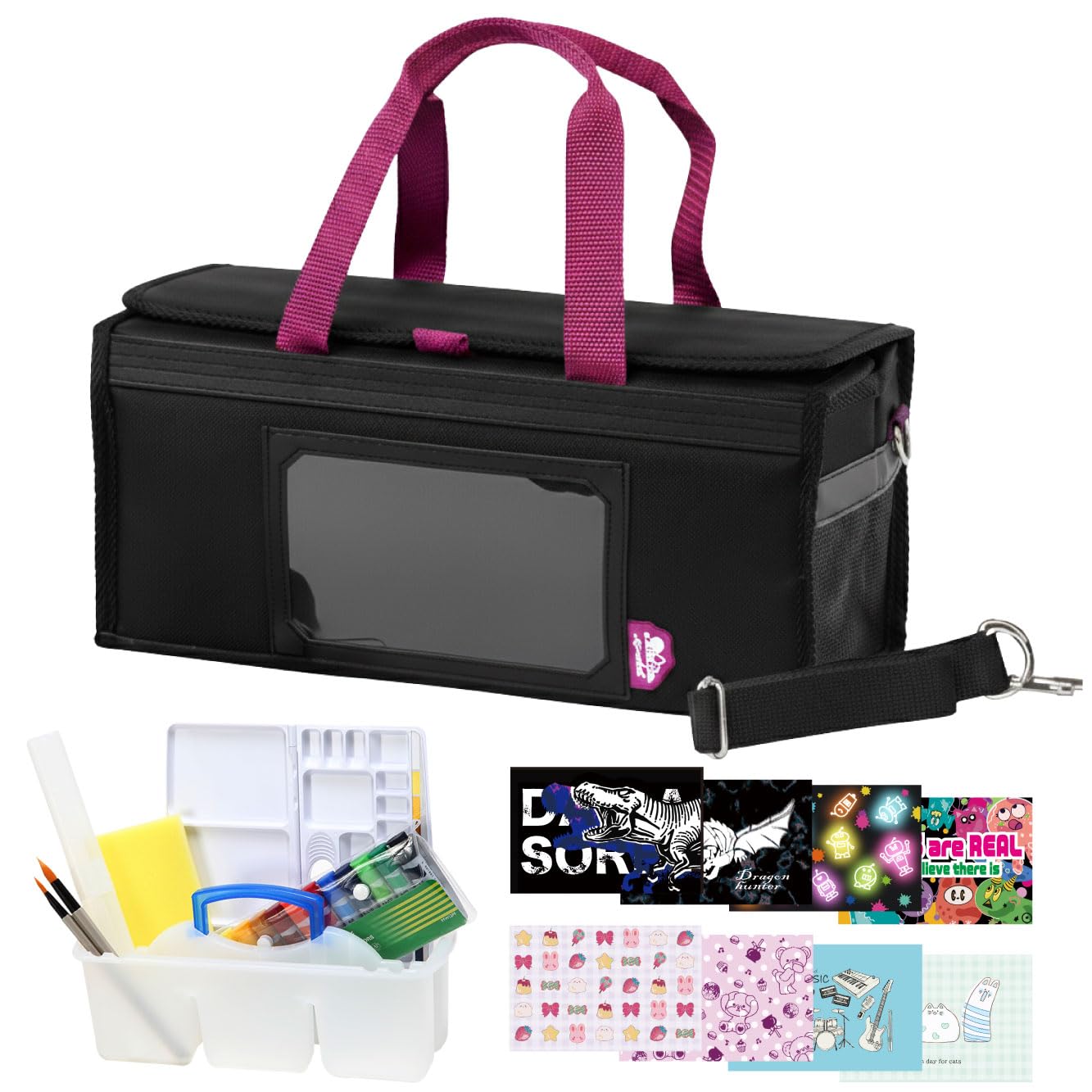 パソコンセット(7品セット) ★美品、即使用可★値下げ交渉可 Amazon | 絵の具セット パープル 8色展開 / 女の子 男の子 おしゃれ