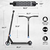 Vista 6 de V2 Pro Trick Scooters, scooter de acrobacias para niños de 6 a 12 años y adolescentes – Scooter completo para principiantes e intermedios