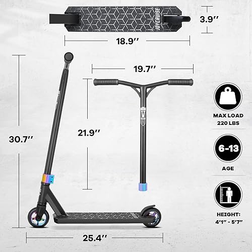 Miniatura 6 de V2 Pro Trick Scooters, scooter de acrobacias para niños de 6 a 12 años y adolescentes  Scooter completo para principiantes e intermedios de estilo