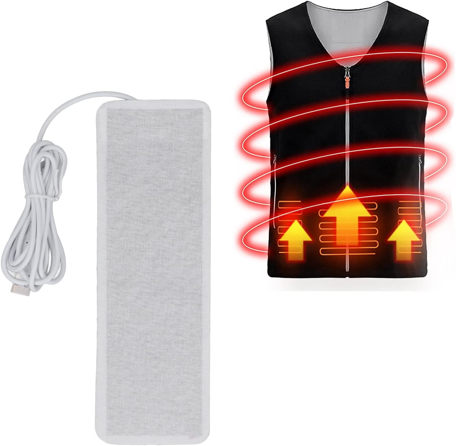 Pilipane Heating Pad 5V USB Powered Relieve Fatigue Hine