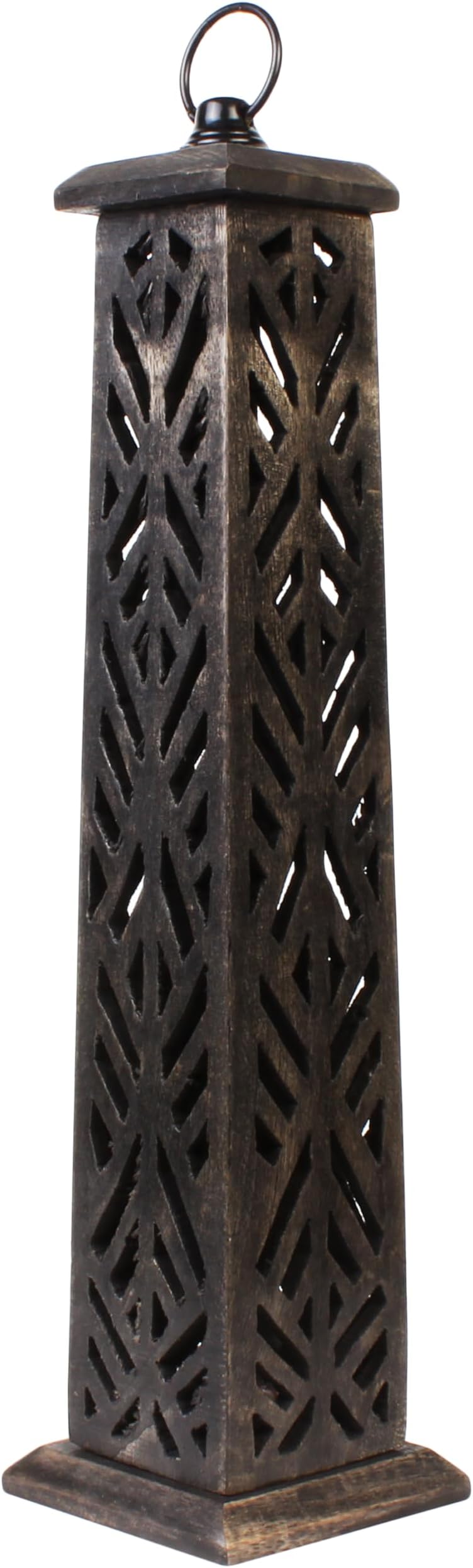 Wooden Incense Cone Burner Tower Stand Holder Ash Catcher Home Decor Utilities & Accessories | Wood Incense Tower for Gifting Home and Kitchen Decor