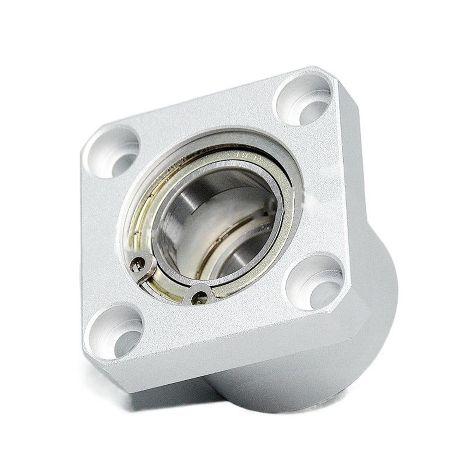 Rodamiento de Bloque de Almohada, Brida de rodamiento lineal de 15 mm, rodamientos dobles, sello de goma, inserto de posicionamiento con doble blindaje