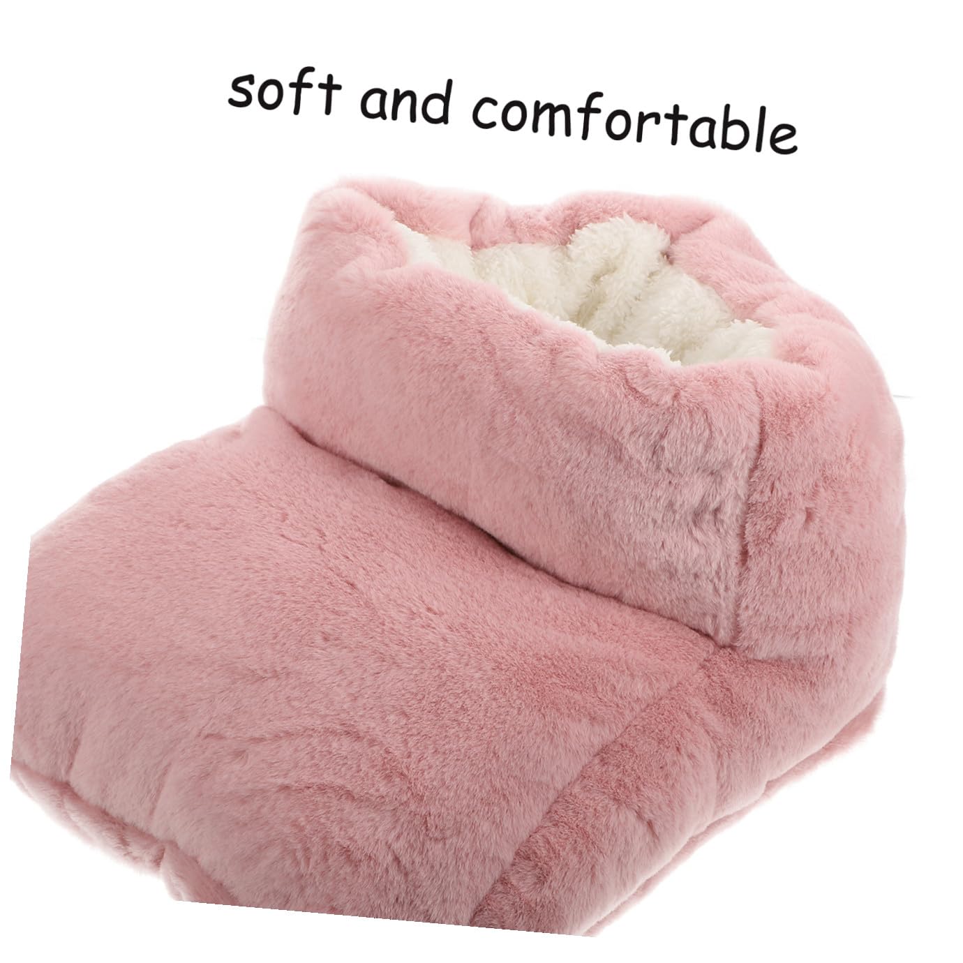 Kisangel Elektrische Schuhe winterhausschuhe Winterschuhe Electric Foot Warmer fusswärmer warme Füße elektrisch beheizter Fußwärmer Mann USB fußwärmer wärmer für den Fuß Eva Rosa