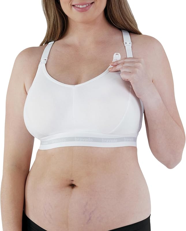 Bravado Designs Women's Original Sleep Nursing Bra, Full Cup Maternity Bra for Breastfeeding