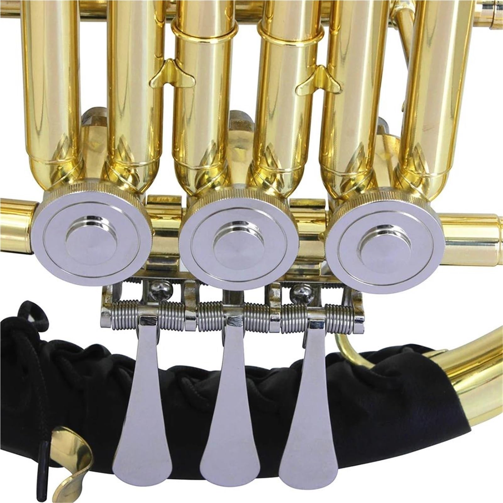 Róg Francuski Mosiądz 3 Klucze Strojenie F Strojenie Bb Róg Francuski Instrument Dęty Dzielony Z Akcesoriami Do Instrumentów Muzycznych