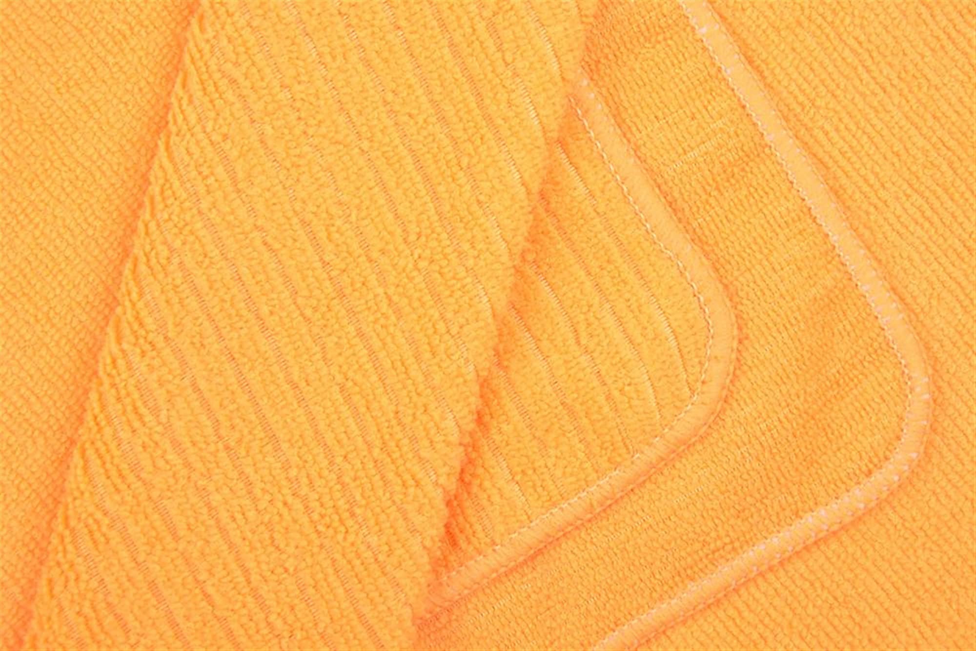 Dish per piatti per cucina Dishcleth per lavaggio Piatti Panno per lavare in microfibra Panno di pulizia con striscia (Color : Orange, Specification : 50pcs)
