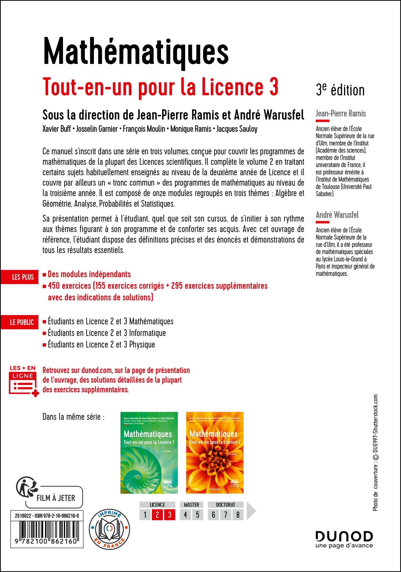 Mathématiques Tout-en-un pour la Licence 3 - 3e éd.