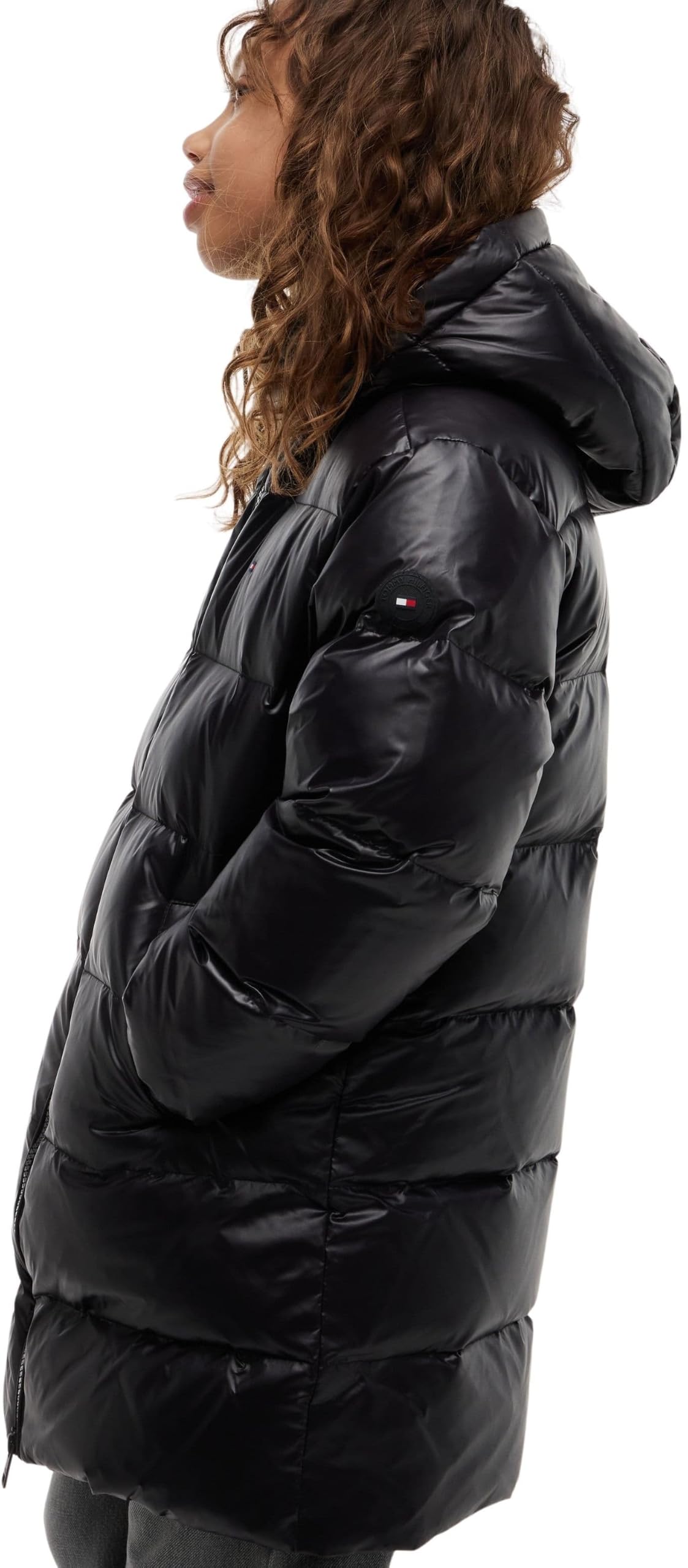 Tommy Hilfiger Essential Long Down Jacket Kg0kg09674 Chaqueta acolchada Niñas