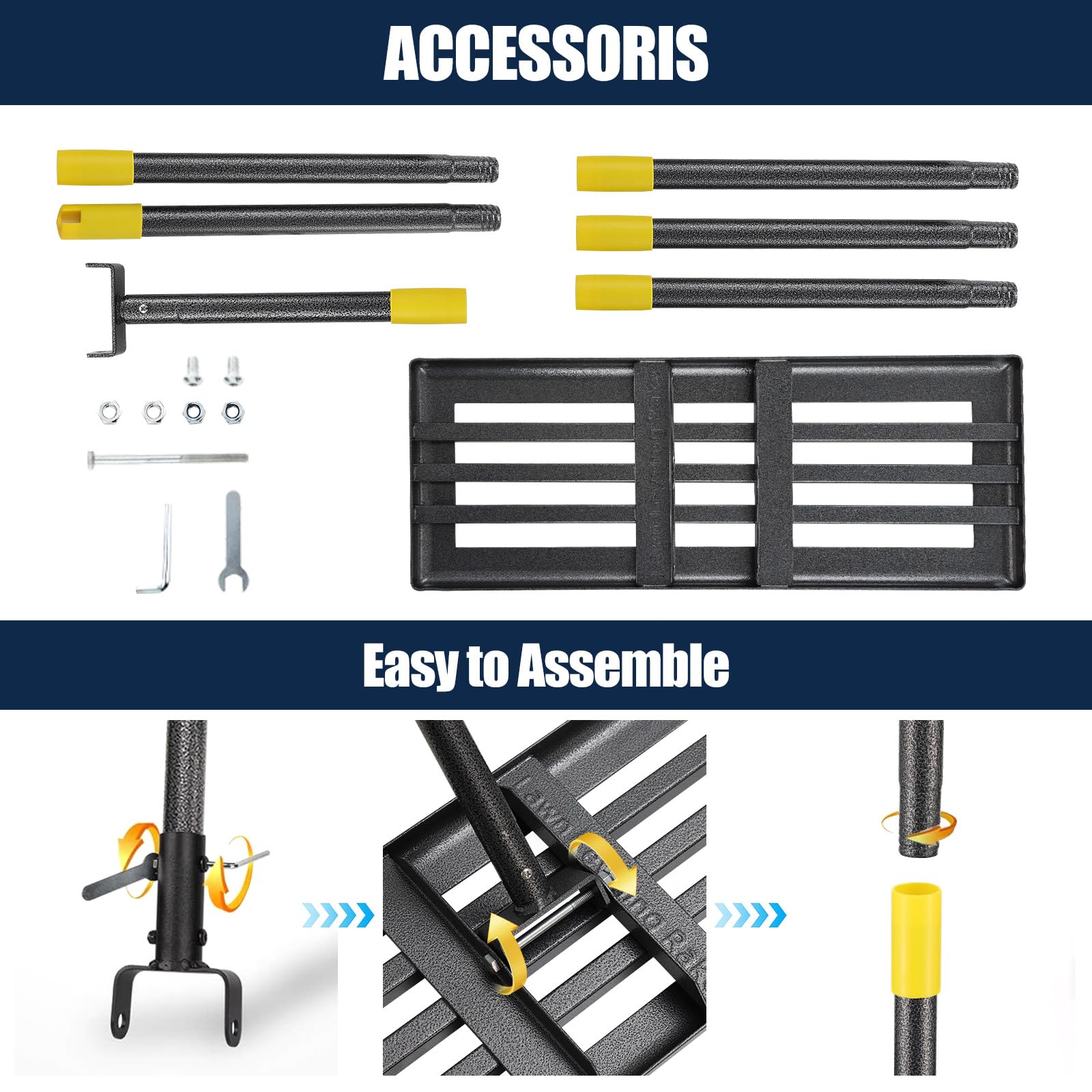 Rastrillo de nivelación extra ancho de 27 pulgadas para el cuidado del césped, mango de metal extensible de 60 pulgadas con agarre ergonómico, herramienta profesional de nivelación de césped para