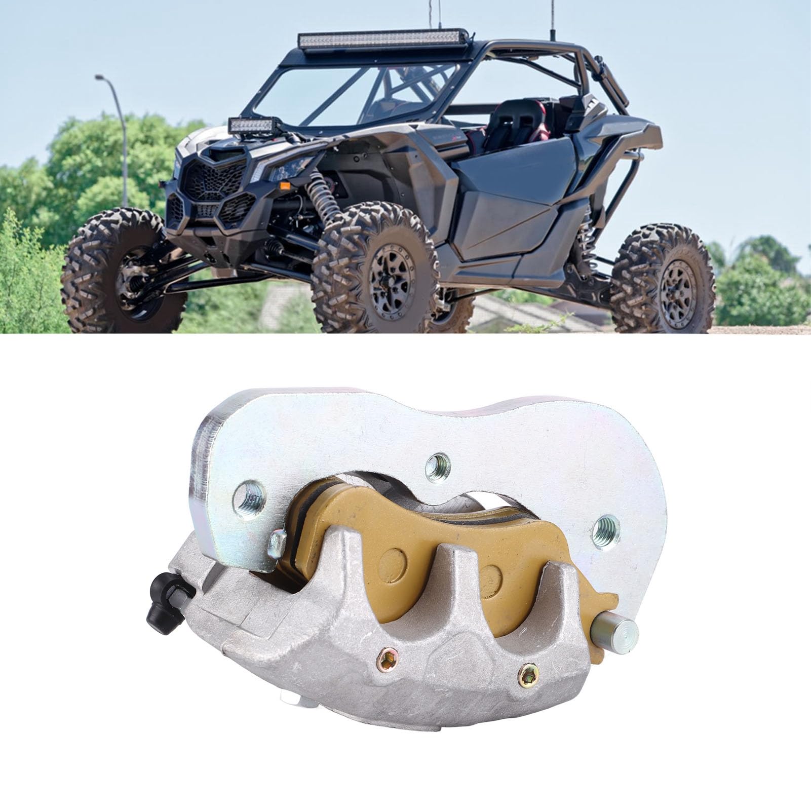 Conjunto de pinza de freno trasero, pinza de freno trasero, pinza de freno derecha trasera con almohadillas 705601515 Conjunto de pinza de freno para Maverick X3 Turbo 2017-2022