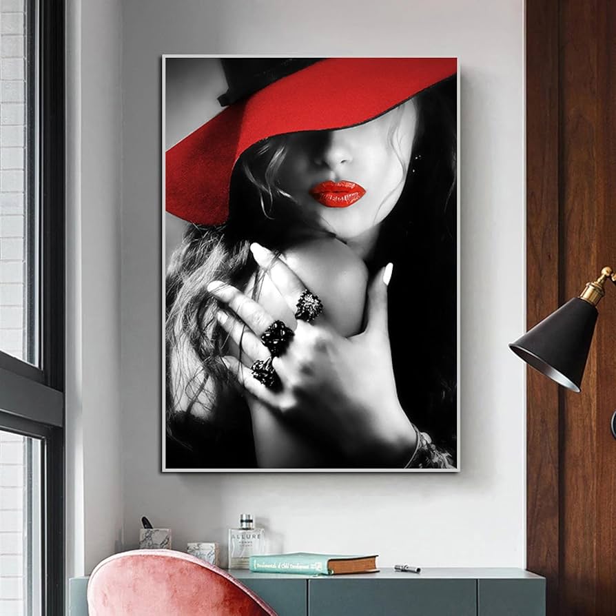 ストーンアートパネルブランドアート絵画絵ポスター壁掛けリップ唇 ストーンアートパネルブランドアート絵画絵ポスター壁掛けリップ唇