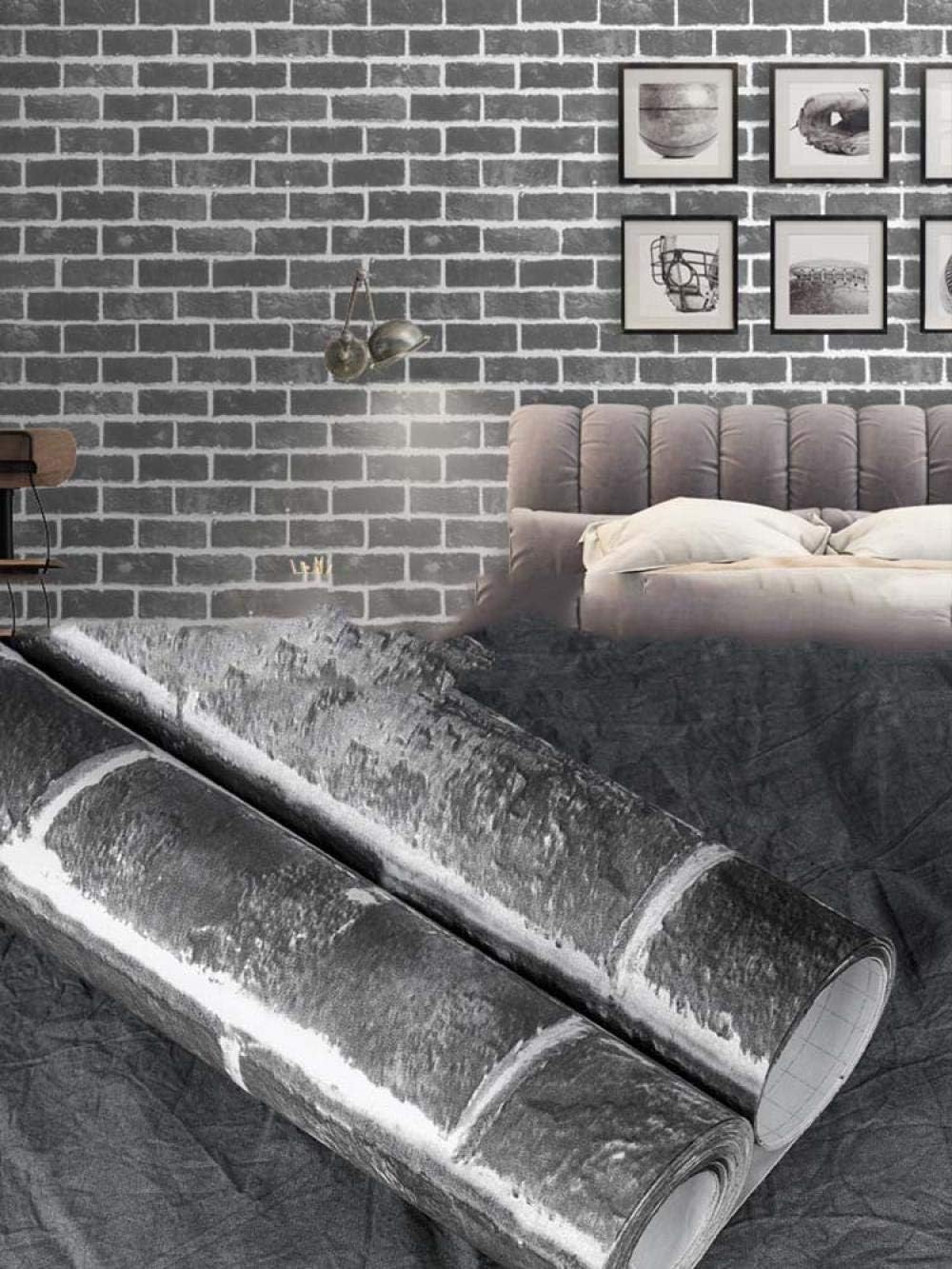 Amazon はがせる 壁紙 壁紙 クロスウォールステッカー キャンバス調 家具部屋 木目調壁紙剥がれ自己接着壁紙 デスクトップ壁紙 防水性と防湿性の拭き取り可能なステッカー 21 60cm 5m Diy 工具 ガーデン