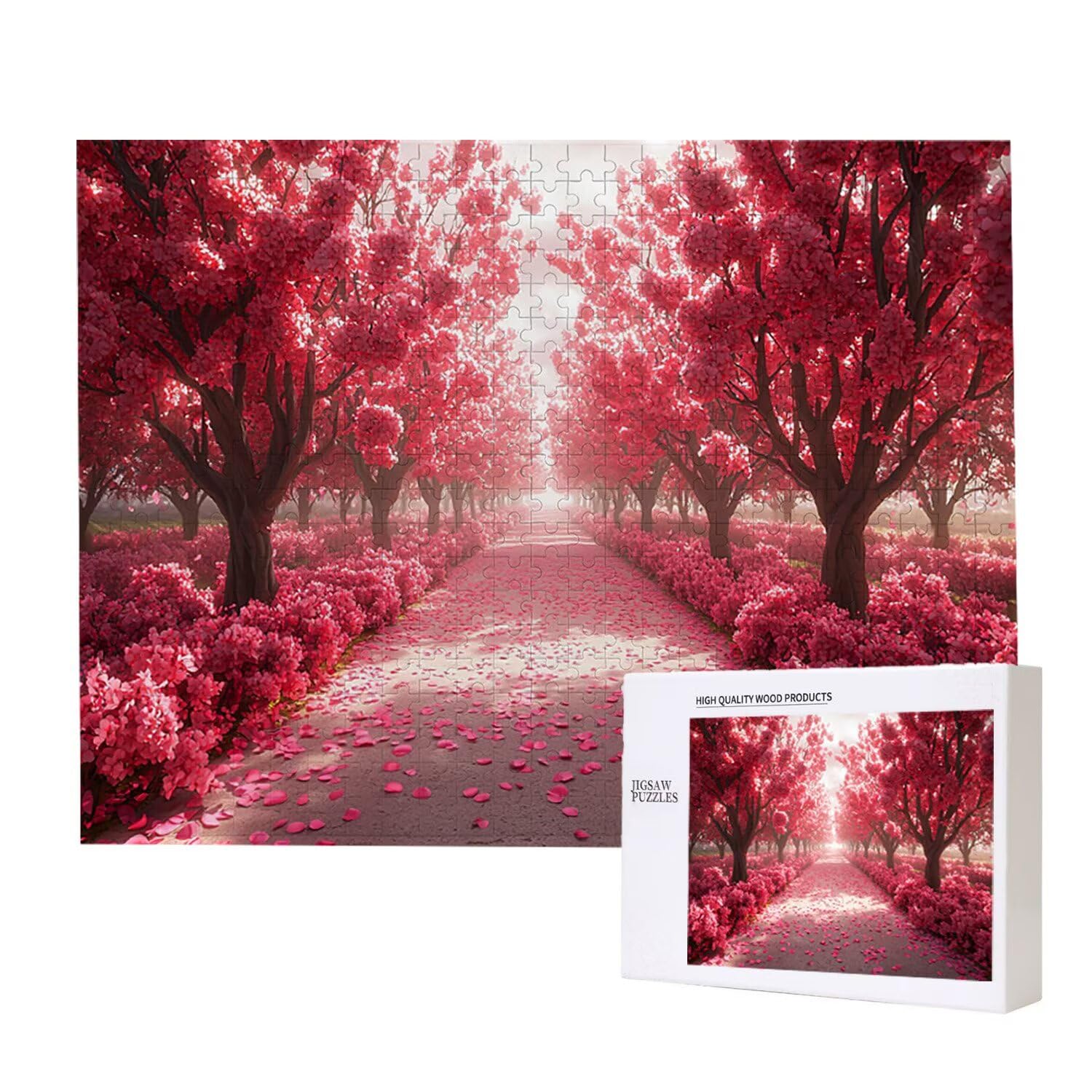 1000 sztuk puzzli, tygrys wiśniowy 1000 sztuk puzzli dla dorosłych, prezent rocznicowy, prezent świąteczny, dekoracja domu, zapobieganie degeneracji mózgu u osób starszych v-950