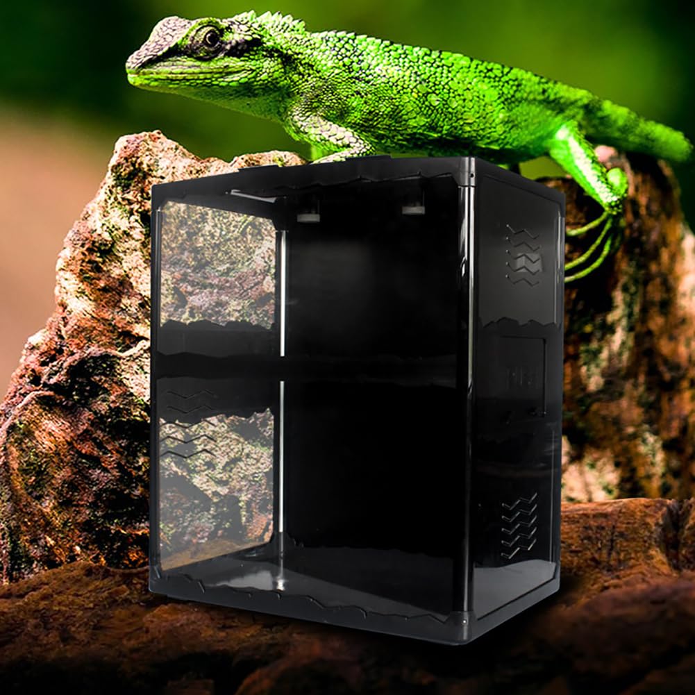 Terrario De Reptiles Acrílicos Transparentes, Caja De Reproducción De Reptiles Extra Grande, Tanque De Crecimiento De Reptiles Plegables, Sin Diseño De Alambre