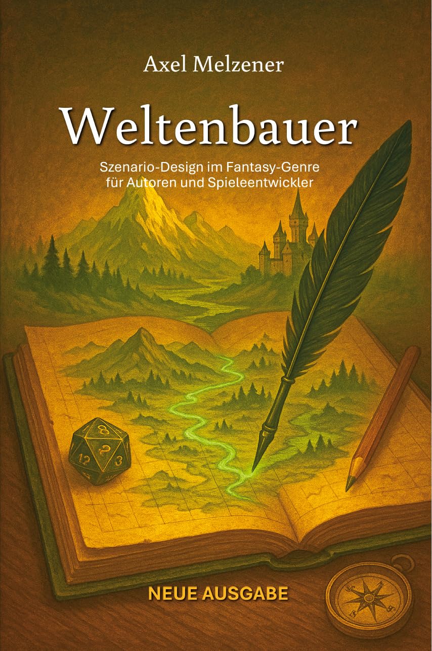 Livre de scénario de fantasy Weltenbauer pour vos soirées d'écriture