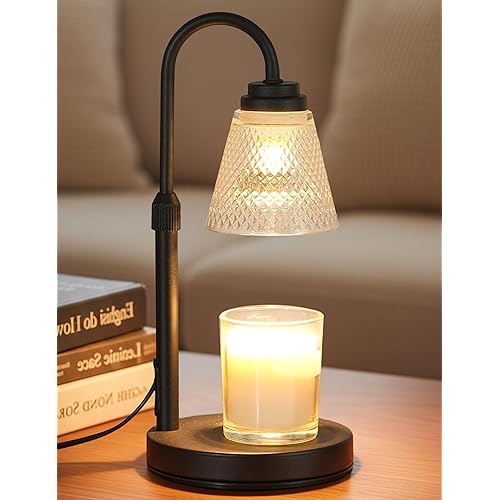 Candle Warmer Lamp with Timer Dimmer, Birthday Gifts for Mom Women Friend Sister, House Warming Gifts, Wax Melt Warmer, Office Apartment Dorm Room Home Decor