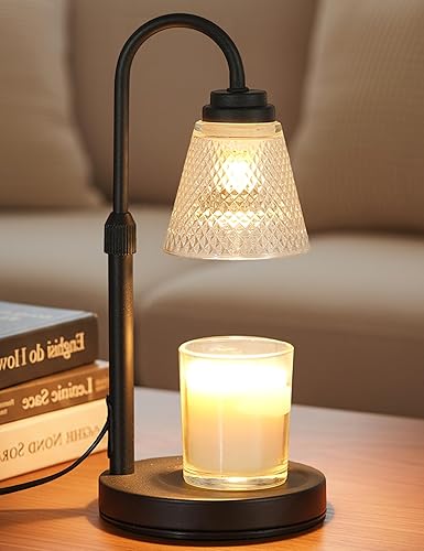 Candle Warmer Lamp with Timer Dimmer, Birthday Gifts for Mom Women Friend Sister, House Warming Gifts, Wax Melt Warmer, Office Apartment Dorm Room Home Decor