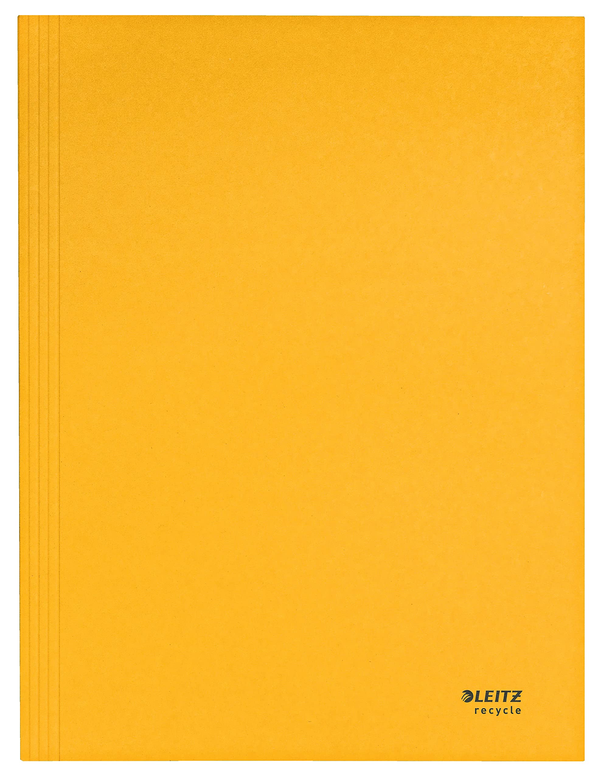 Leitz Folder Cardboard 3 Flaps A4 Recycled 100% Yellow 39060015