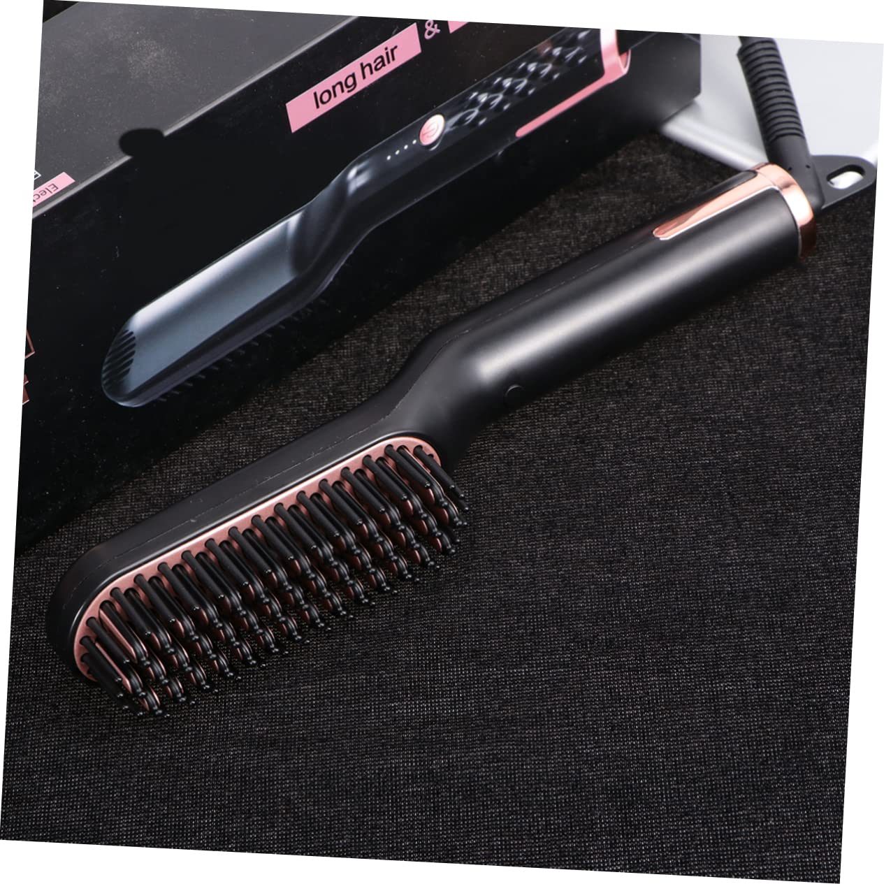 PACKOVE Pettine Per Pettine Pulizia Baffi Accessori Barbuto Materiale Sicuro Manico Confortevole Design Spazzola Piccola Portatile