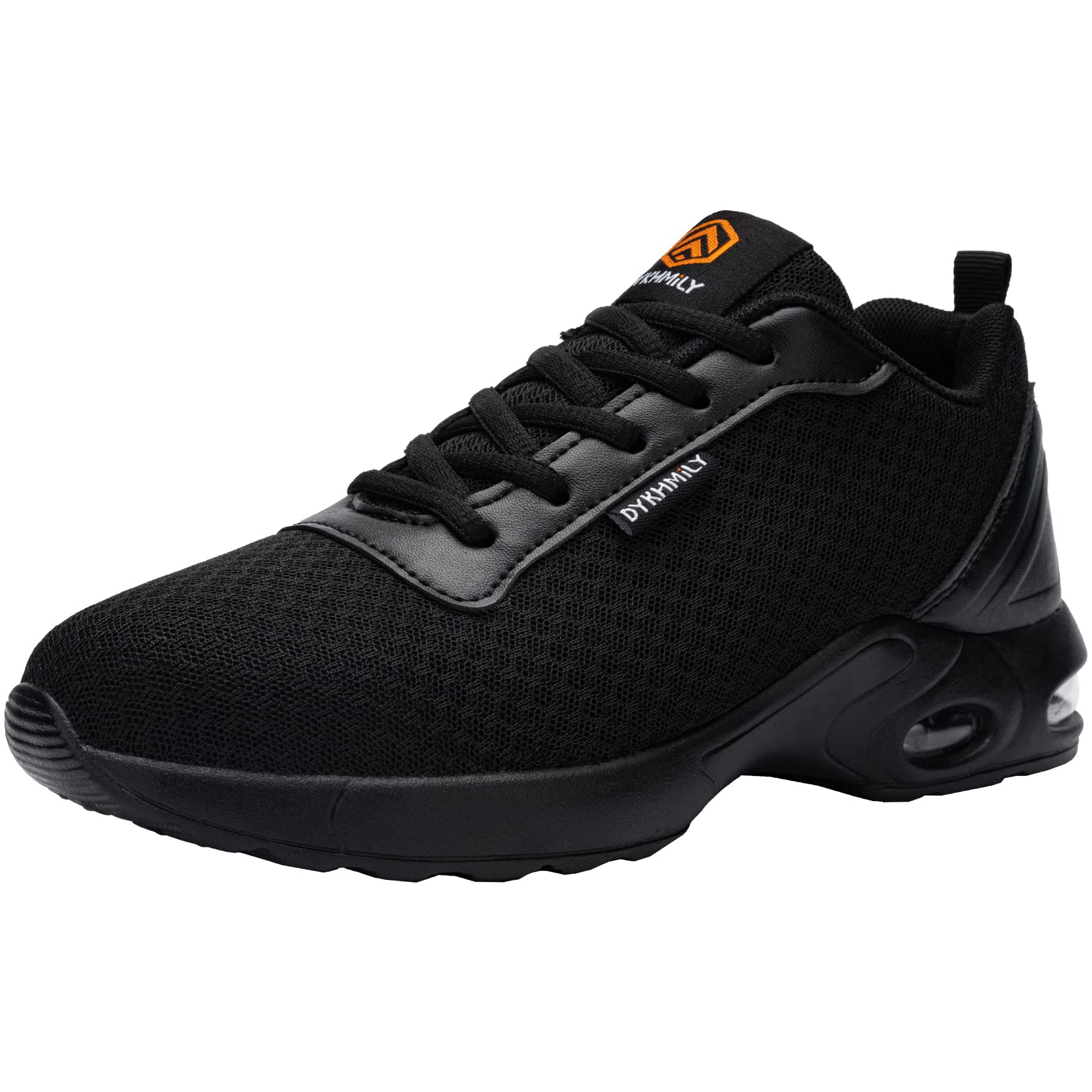 FENLERN Steel Toe Shoes for Women Lightweight Air Cushion Safety Sneakers Slip Resistant Work Shoes Breathable Safety Toe Tennis Shoes Indestructible Shoe