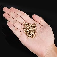 Vista 3 de 100 tuercas de latón de impresión 3D, M3 x 0.118 x 0.197 in, inserción roscada moleteada, tuercas de latón moleteadas, tuerca de incrustación