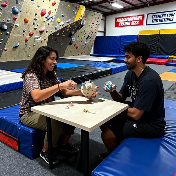 TTPOLONG Bloques de roca hechos a mano, herramienta de entrenamiento de dedos 3D para escaladores, herramienta de entrenamiento de dedos de fuerza y precisión, regalos de escalada para escaladores - 5