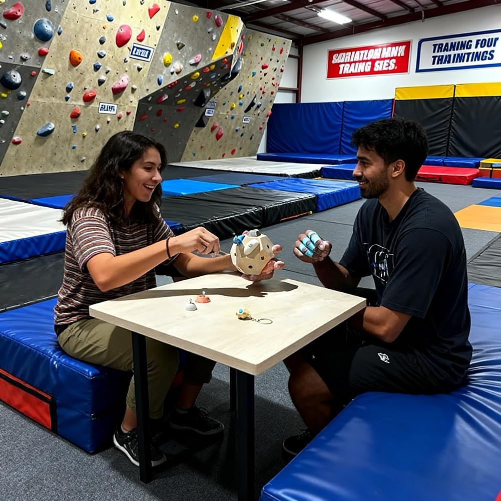 TTPOLONG Bloques de roca hechos a mano, herramienta de entrenamiento de dedos 3D para escaladores, herramienta de entrenamiento de dedos de fuerza y precisión, regalos de escalada para escaladores — view 5