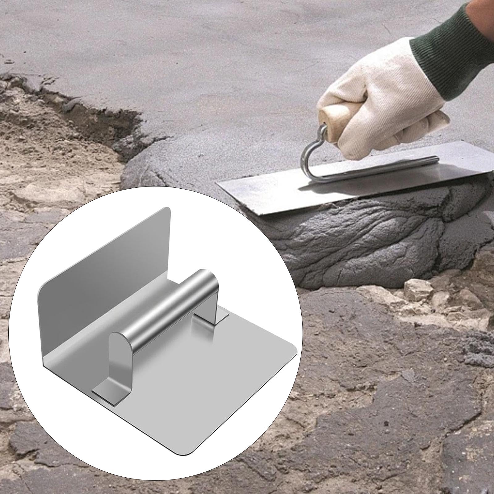 Truelle D'Angle Spatule de Finition Truelle à Béton Outil de Maçonnerie Lisseuse D'Angle Polyvalente pour Étaler Le Mastic Adapté pour Les Peintres et, 90 Degrés Interne