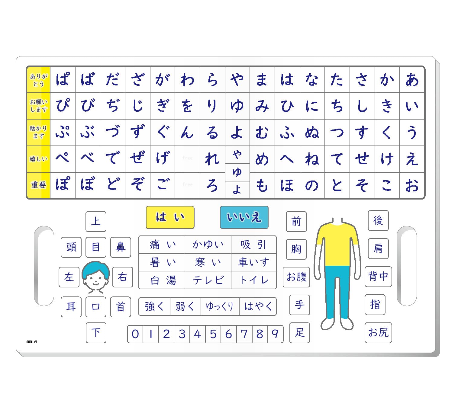 あいうえお Amazon.co.jp: スケルトン(透明） 言語障害 介護用50音 介護用 ノート