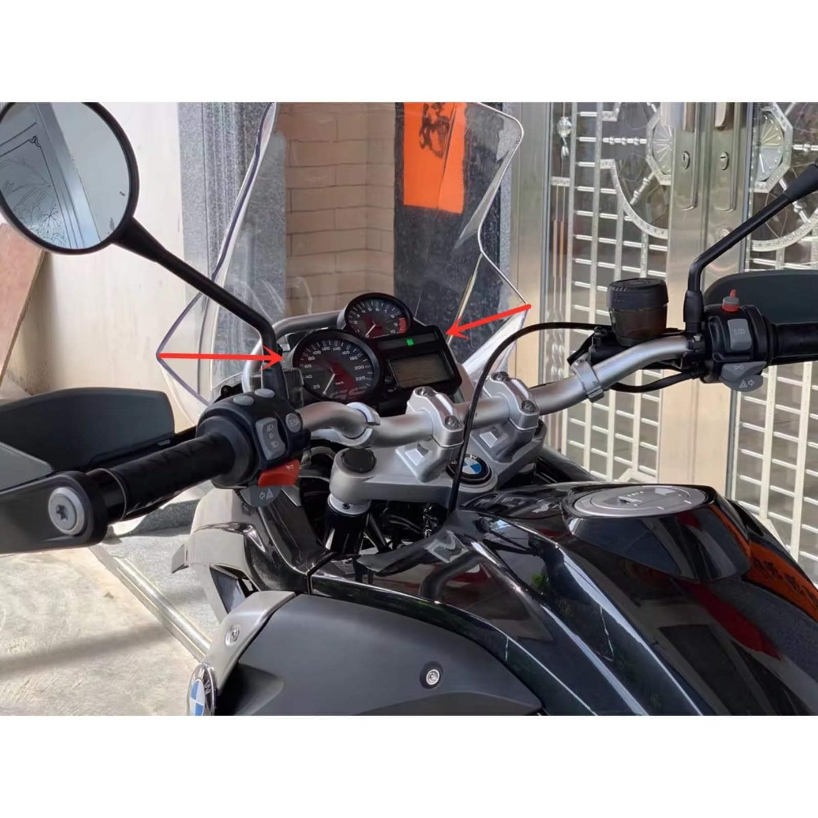 Compatibile Con Per R1200GS Per R1200 Per R1100GS Per ADV Per K1300R Tachimetro Contachilometri Custodia Tachimetro Copertura Strumento Alloggiamento Copertura alloggiamento tachimetro(Only bottom)
