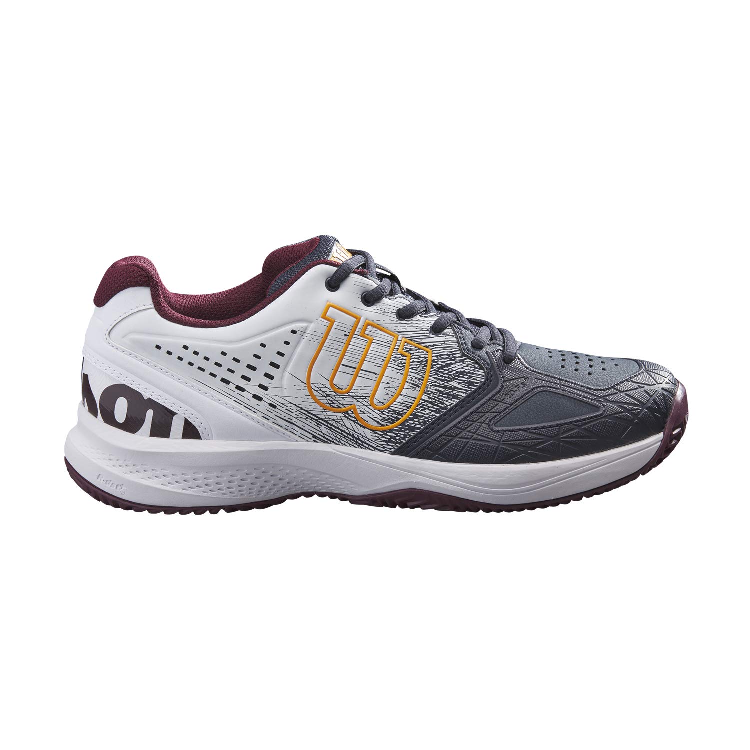 Wilson Zapatillas de deporte para hombre, KAOS COMP 2.0 CC, Gris/Blanco/Gris