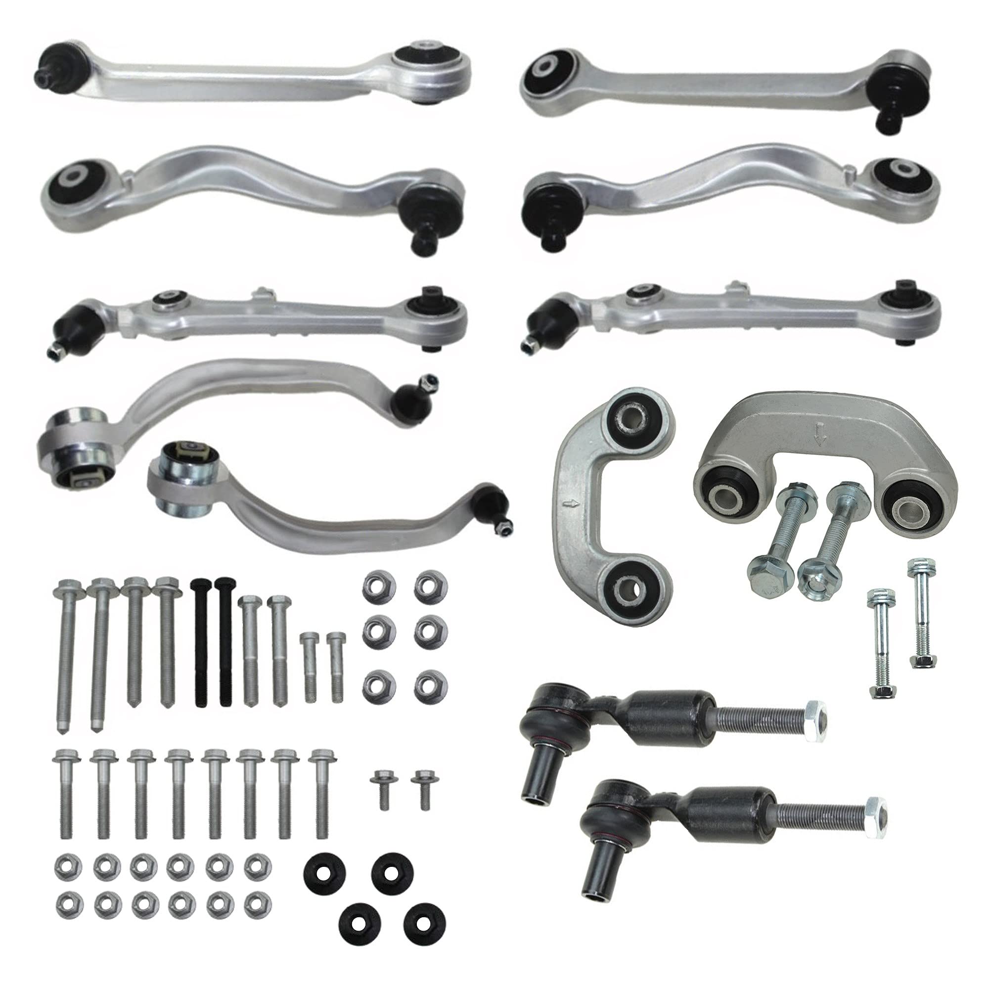 BESTPRICE ATP Kit braccio oscillante Alu anteriore Compatibile con: AUDI A4 B5, A4 B5 Avant, A6 C5, A6 C5 Avant, SKODA SUPERB I, VW PASSAT B5, PASSAT B5 Variant, PASSAT B5.5, PASSAT B5.5 Variant
